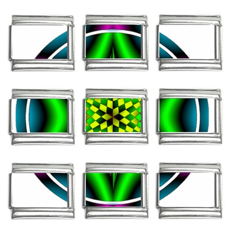 Space  n Time 9mm Italian Charm (9 pack) from ArtsNow.com Front