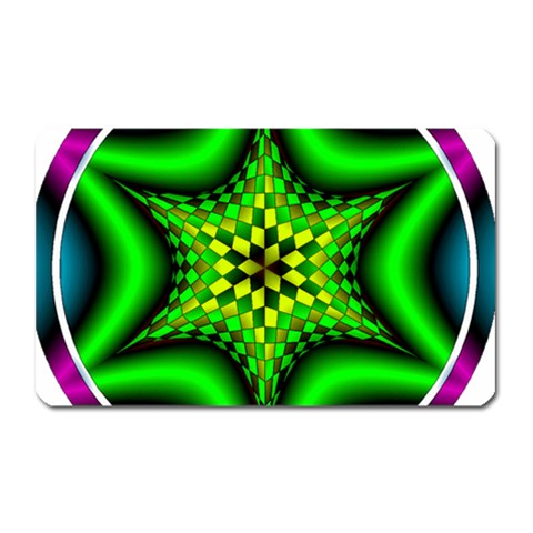 Space  n Time Magnet (Rectangular) from ArtsNow.com Front