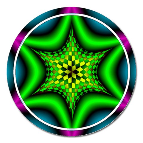 Space  n Time Magnet 5  (Round) from ArtsNow.com Front