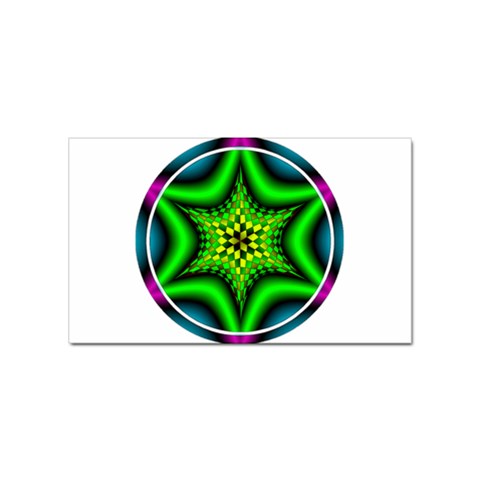 Space  n Time Sticker Rectangular (10 pack) from ArtsNow.com Front