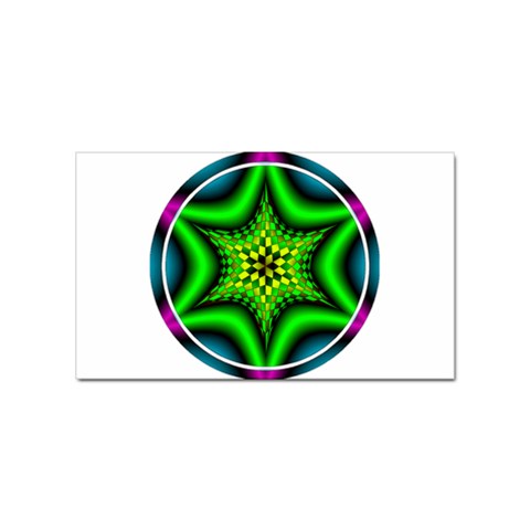 Space  n Time Sticker Rectangular (100 pack) from ArtsNow.com Front