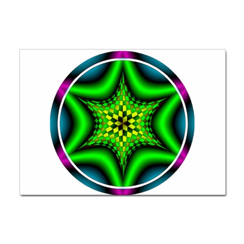 Space  n Time Sticker A4 (10 pack) from ArtsNow.com Front