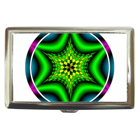 Space  n Time Cigarette Money Case from ArtsNow.com Front