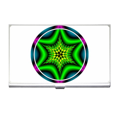 Space  n Time Business Card Holder from ArtsNow.com Front
