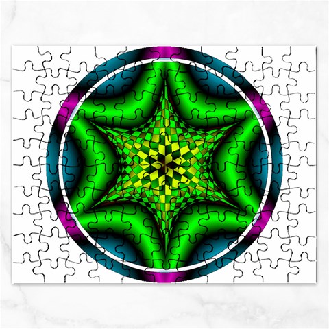 Space  n Time Jigsaw Puzzle (Rectangular) from ArtsNow.com Front