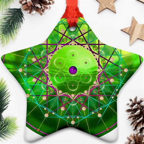 Synchronicity Ornament (Star) from ArtsNow.com Front