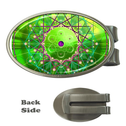 Synchronicity Money Clip (Oval) from ArtsNow.com Front