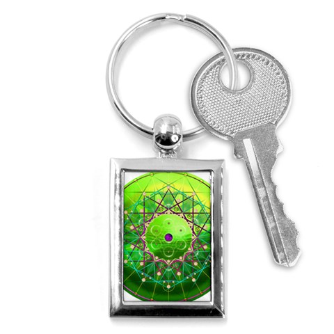 Synchronicity Key Chain (Rectangle) from ArtsNow.com Front
