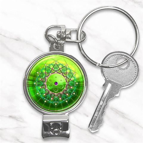Synchronicity Nail Clippers Key Chain from ArtsNow.com Front