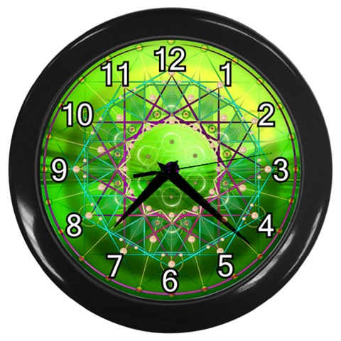 Synchronicity Wall Clock (Black) from ArtsNow.com Front