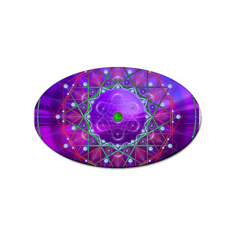 Synchronicity Sticker (Oval) from ArtsNow.com Front