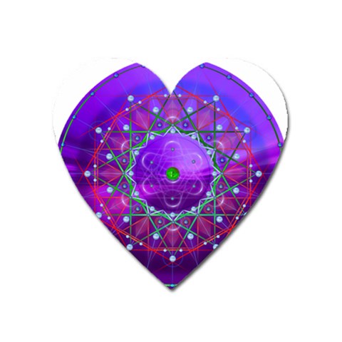 Synchronicity Magnet (Heart) from ArtsNow.com Front