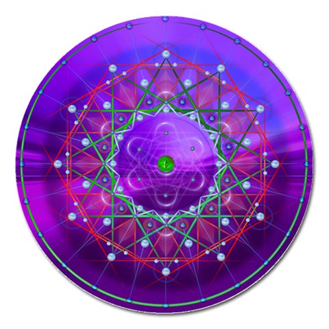 Synchronicity Magnet 5  (Round) from ArtsNow.com Front