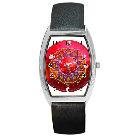 Synchronicity Barrel Style Metal Watch from ArtsNow.com Front