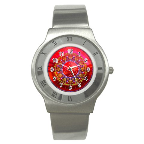 Synchronicity Stainless Steel Watch from ArtsNow.com Front