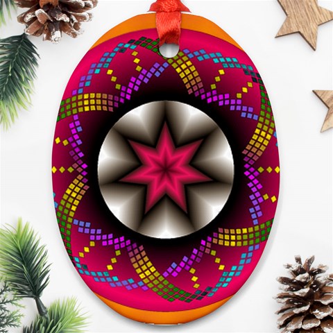 Transformation Ornament (Oval) from ArtsNow.com Front