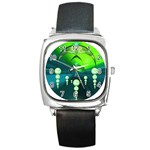 Transition Square Metal Watch