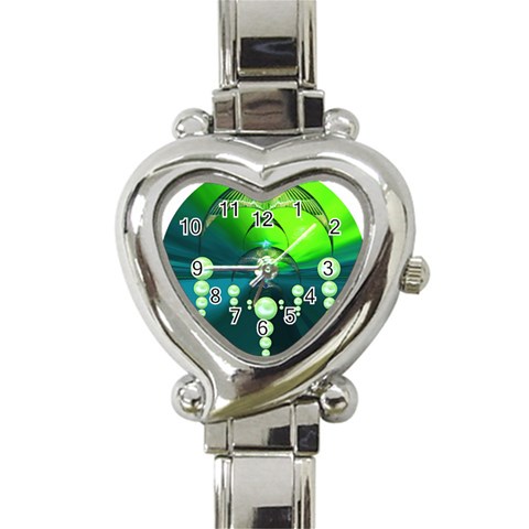 Transition Heart Italian Charm Watch from ArtsNow.com Front