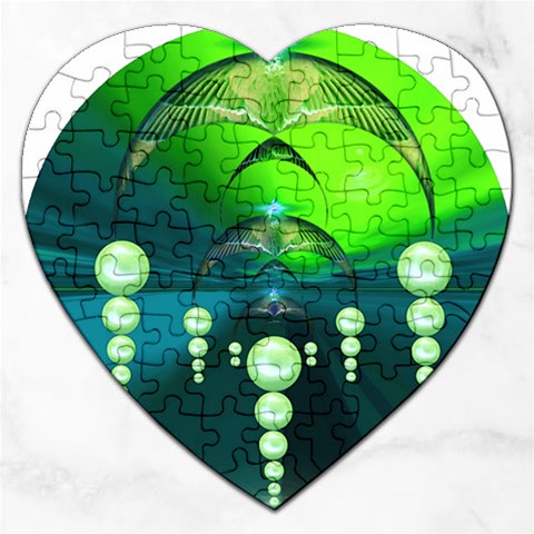 Transition Jigsaw Puzzle (Heart) from ArtsNow.com Front