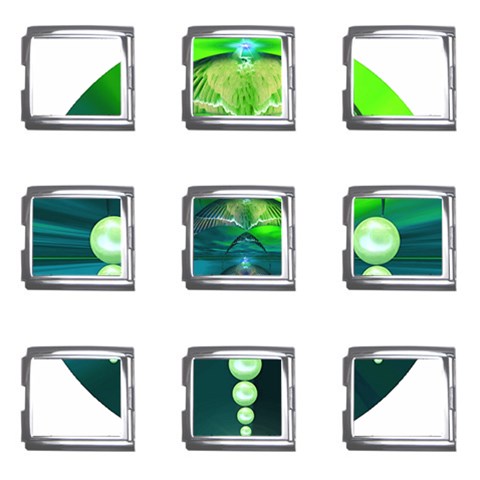 Transition Mega Link Italian Charm (9 pack) from ArtsNow.com Front