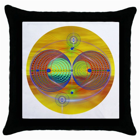 Trust Throw Pillow Case (Black) from ArtsNow.com Front