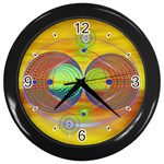 Trust Wall Clock (Black with 4 black numbers)