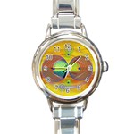 Trust Round Italian Charm Watch