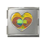 Trust Mega Link Heart Italian Charm (18mm)