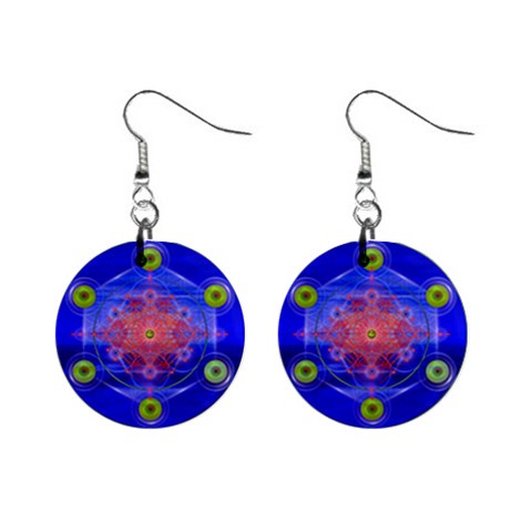 Truth 1  Button Earrings from ArtsNow.com Front