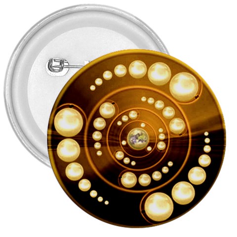Third Wave 3  Button from ArtsNow.com Front