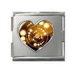 Third Wave Mega Link Heart Italian Charm (18mm)