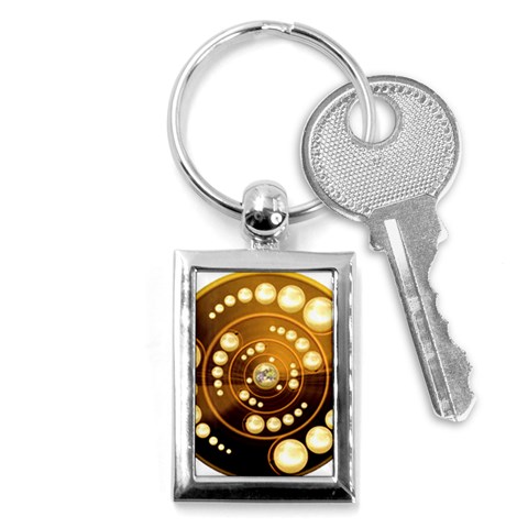 Third Wave Key Chain (Rectangle) from ArtsNow.com Front