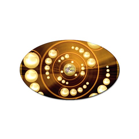 Third Wave Sticker Oval (100 pack) from ArtsNow.com Front