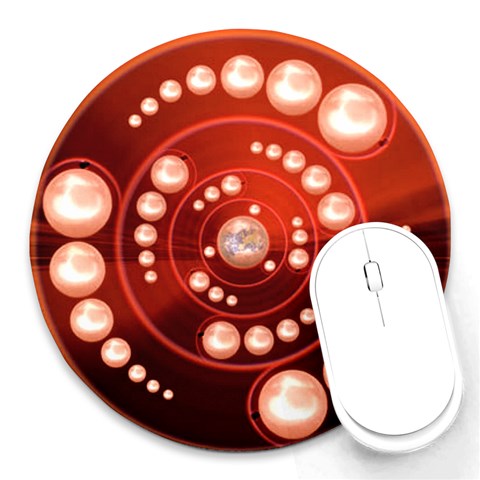 Third Wave Round Mousepad from ArtsNow.com Front