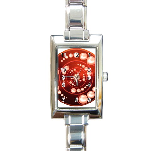Third Wave Rectangular Italian Charm Watch from ArtsNow.com Front