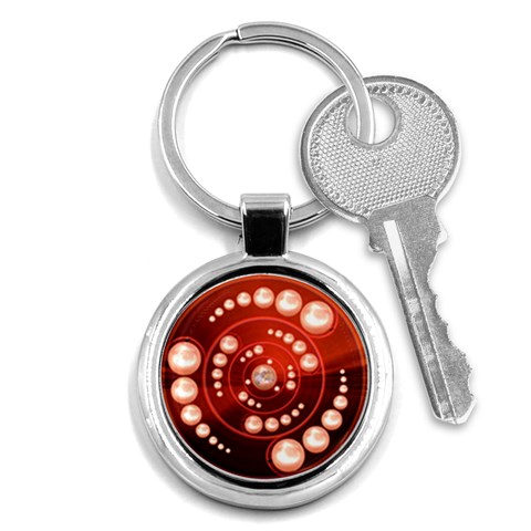 Third Wave Key Chain (Round) from ArtsNow.com Front