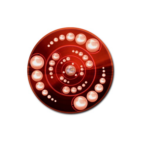 Third Wave Rubber Coaster (Round) from ArtsNow.com Front
