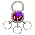 Transition 3-Ring Key Chain
