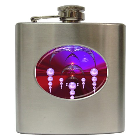 Transition Hip Flask (6 oz) from ArtsNow.com Front