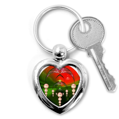 Transition Key Chain (Heart) from ArtsNow.com Front