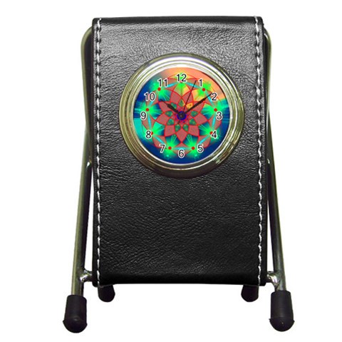 Unconditionality Pen Holder Desk Clock from ArtsNow.com Front