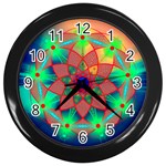 Unconditionality Wall Clock (Black with 12 black numbers)