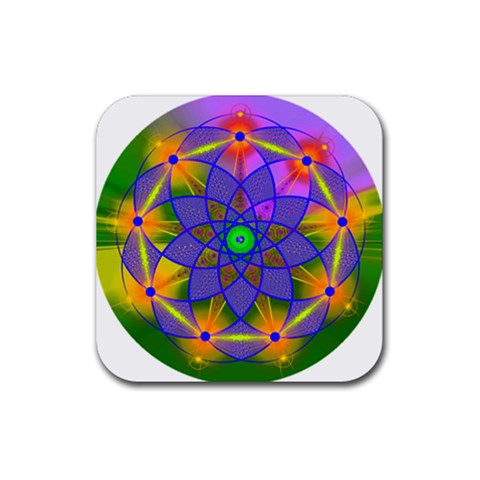Unconditionality Rubber Coaster (Square) from ArtsNow.com Front