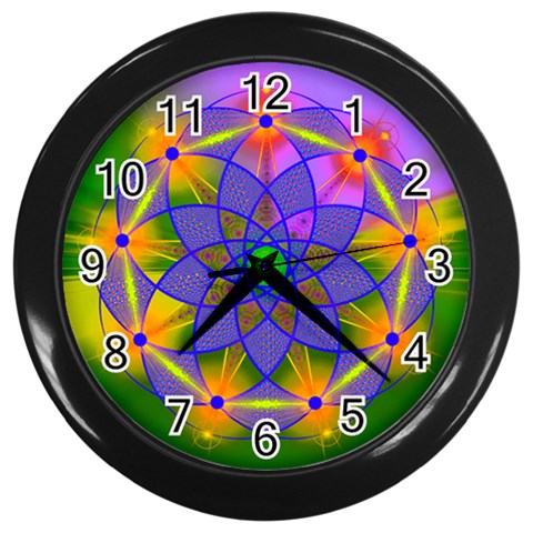 Unconditionality Wall Clock (Black) from ArtsNow.com Front