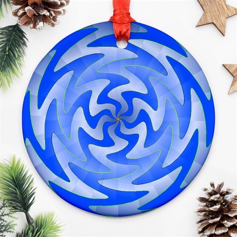 Vibration Ornament (Round) from ArtsNow.com Front