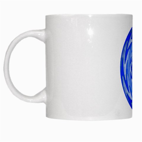 Vibration White Mug from ArtsNow.com Left