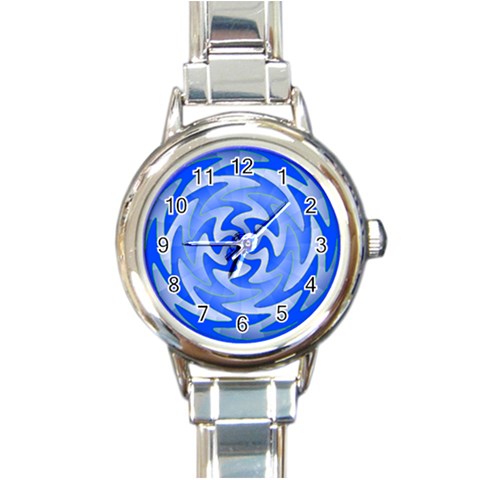 Vibration Round Italian Charm Watch from ArtsNow.com Front