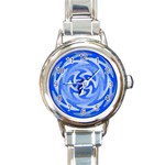 Vibration Round Italian Charm Watch