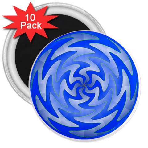 Vibration 3  Magnet (10 pack) from ArtsNow.com Front