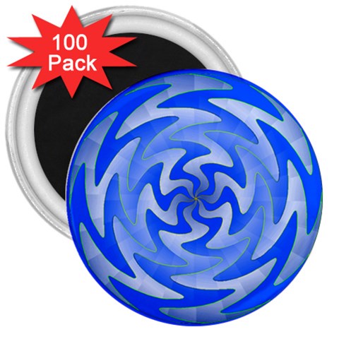 Vibration 3  Magnet (100 pack) from ArtsNow.com Front